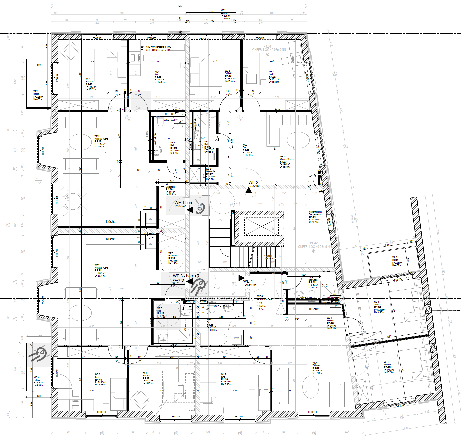 Grundriss 1. Obergeschoss