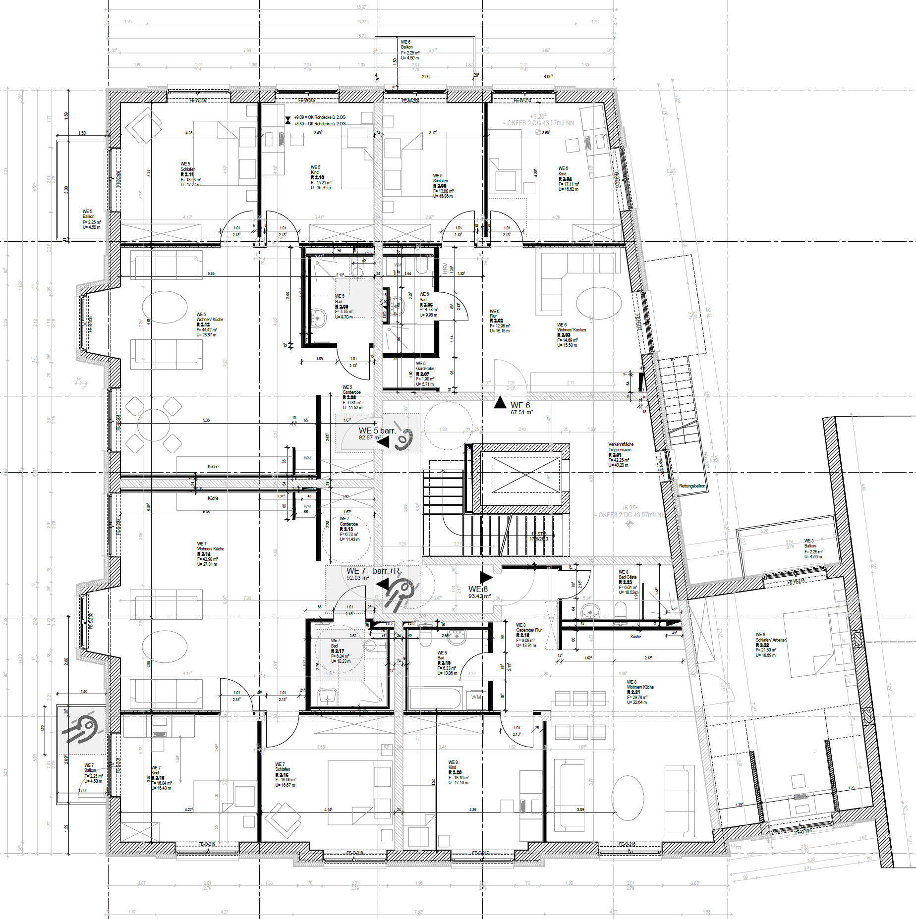 Grundriss 2. Obergeschoss