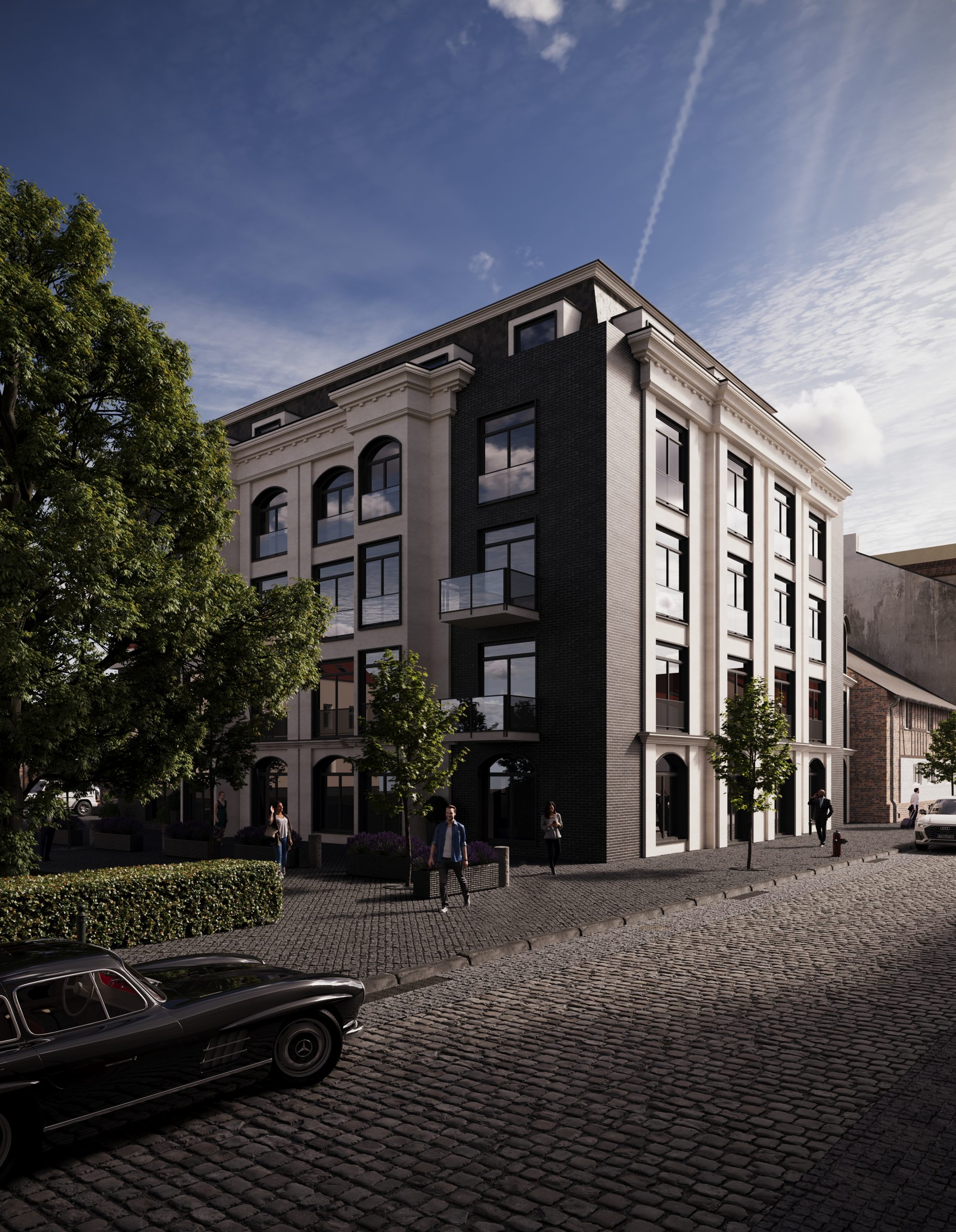 Mittelstraße Residenz – Außenansicht Visualisierung