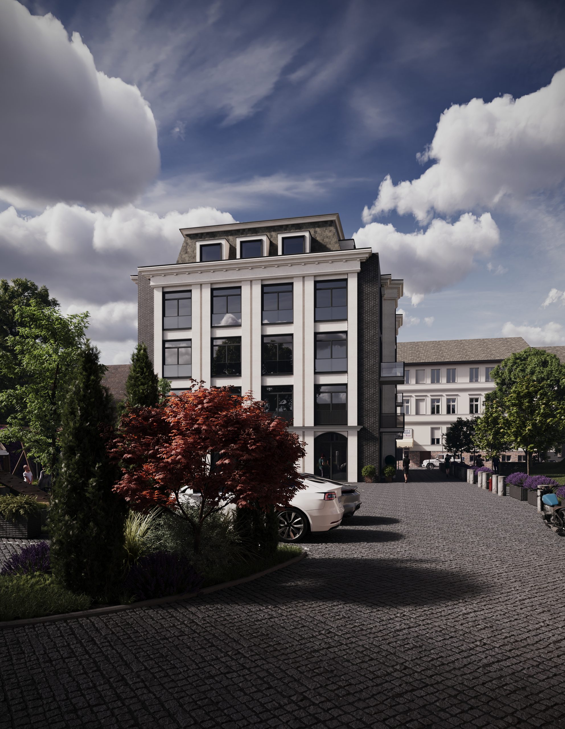 Mittelstraße Residenz – Visualisierung Hinterhof